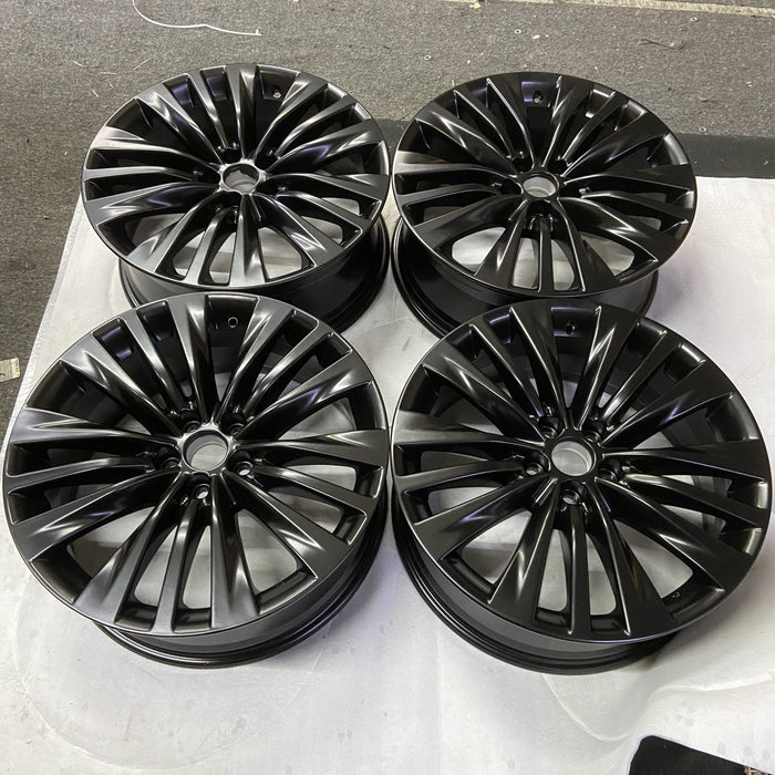 20" HIGHLANDER 20 20x8 , 15 spoke Original OEM Wheel Rim - BLACK - View 8