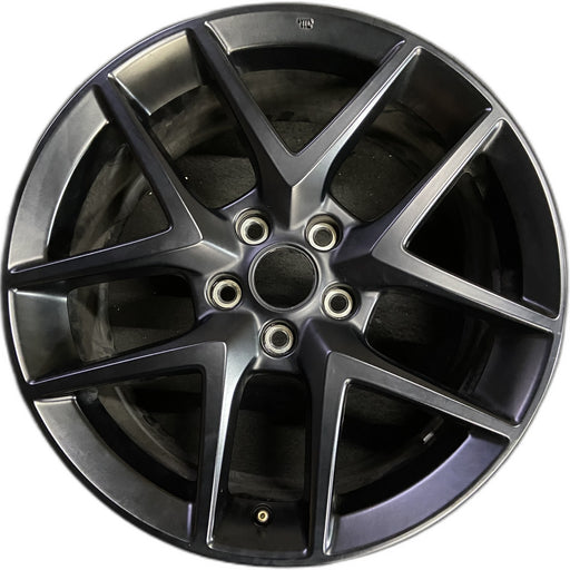 18" CIVIC 23-24 18x8 , 5 spoke, V spoke, Original OEM Wheel Rim - MATTE BLACK - Front View