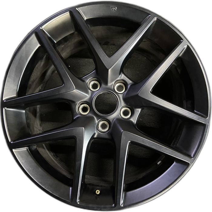 18" CIVIC 23-24 18x8 , 5 spoke, V spoke, Original OEM Wheel Rim - MATTE BLACK - Front View