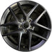 18" CIVIC 23-24 18x8 , 5 spoke, V spoke, Original OEM Wheel Rim - MATTE BLACK - Front View