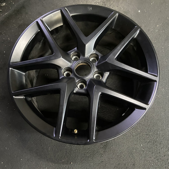 18" CIVIC 23-24 18x8 , 5 spoke, V spoke, Original OEM Wheel Rim - MATTE BLACK - View 7