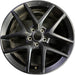 18" CIVIC 23-24 18x8 , 5 spoke, V spoke, Original OEM Wheel Rim - MATTE BLACK - Front View