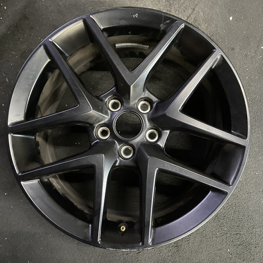 18" CIVIC 23-24 18x8 , 5 spoke, V spoke, Original OEM Wheel Rim - MATTE BLACK - Additional View