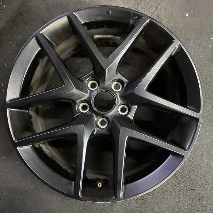 18" CIVIC 23-24 18x8 , 5 spoke, V spoke, Original OEM Wheel Rim - MATTE BLACK - Additional View