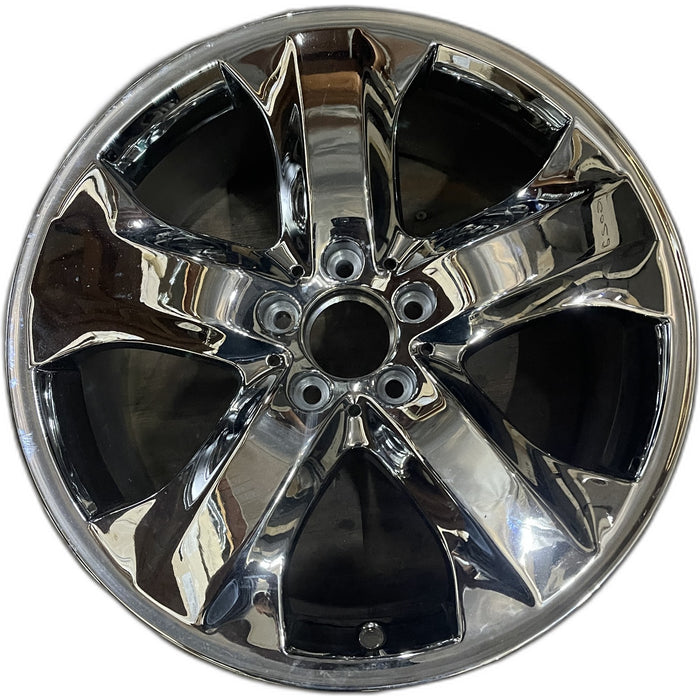 19" MERCEDES GL-CLASS 09 164 Type; GL320, 19x8.5 Original OEM Wheel Rim - CHROME - Front View