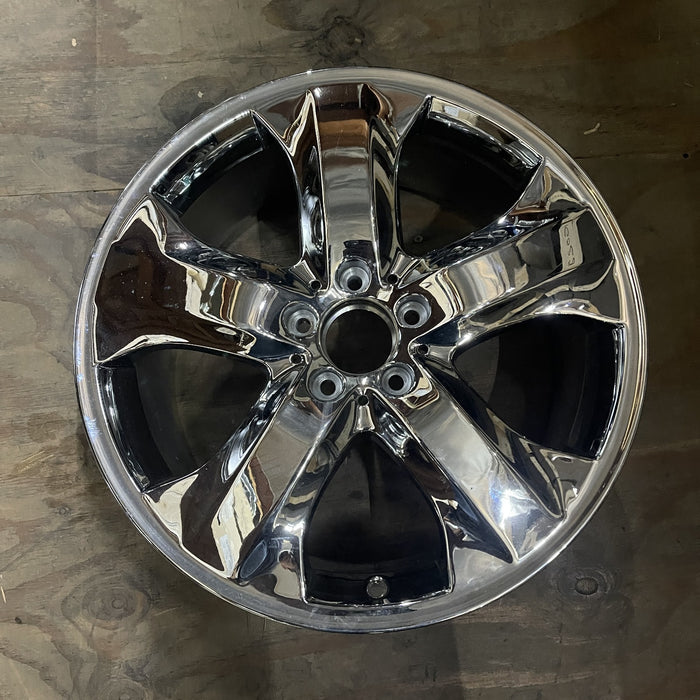 19" MERCEDES GL-CLASS 09 164 Type; GL320, 19x8.5 Original OEM Wheel Rim - CHROME - Additional View