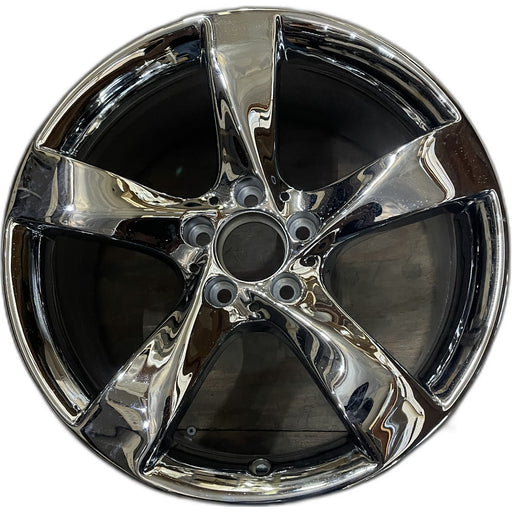 18" MERCEDES C-CLASS 14 204 Type, C250, 18x8.5, 5 spoke Original OEM Wheel Rim - - Front View