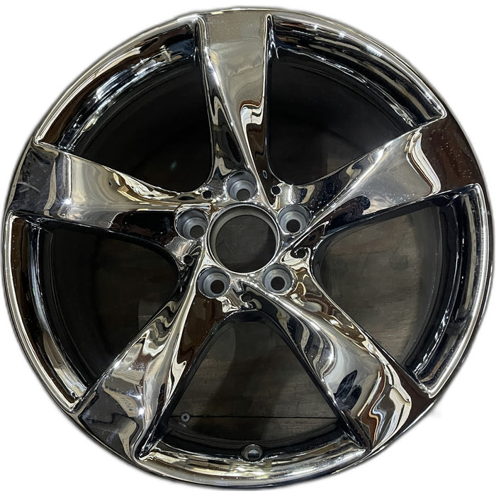 18" MERCEDES C-CLASS 14 204 Type, C250, 18x8.5, 5 spoke Original OEM Wheel Rim - - Front View