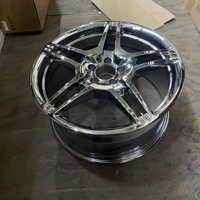 19" MERCEDES CLS-CLASS 12 218 Type; CLS63, 19x9 Original OEM Wheel Rim - CHROME - View 7