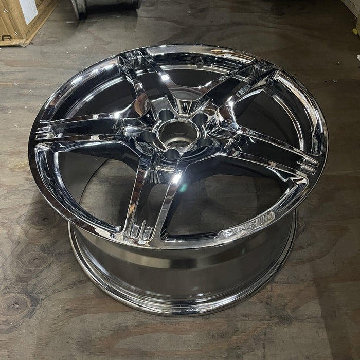 19" MERCEDES CLS-CLASS 12 218 Type; CLS63, 19x9 Original OEM Wheel Rim - CHROME - View 8
