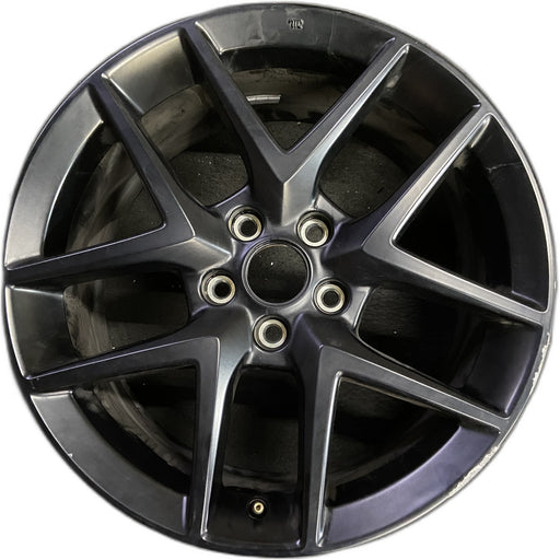 18" CIVIC 23-24 18x8 , 5 spoke, V spoke, Original OEM Wheel Rim - MATTE BLACK - Front View