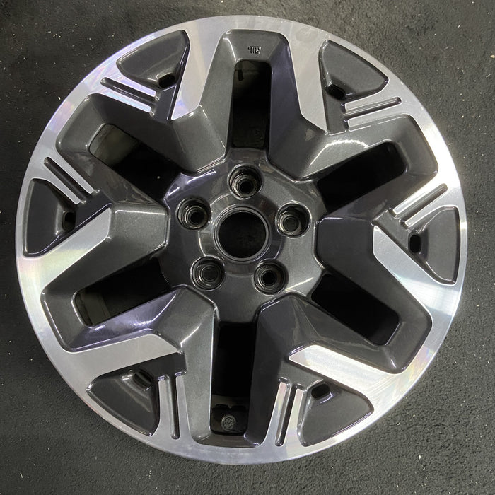 17" FORESTER 25-26 17x7, 6 spoke Original OEM Wheel Rim - MACHINED CHARCOAL - Additional View