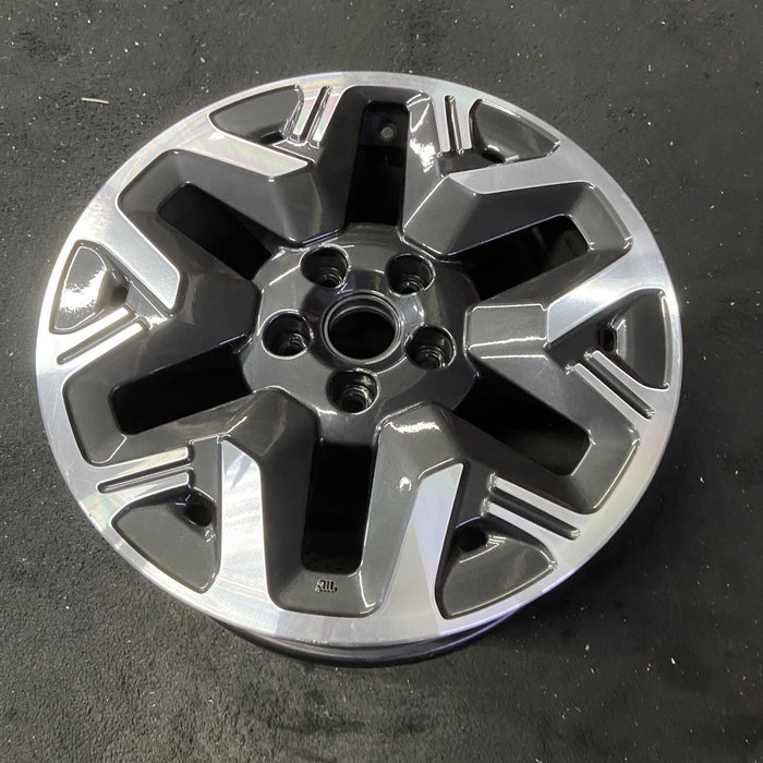 17" FORESTER 25-26 17x7, 6 spoke Original OEM Wheel Rim - MACHINED CHARCOAL - View 8