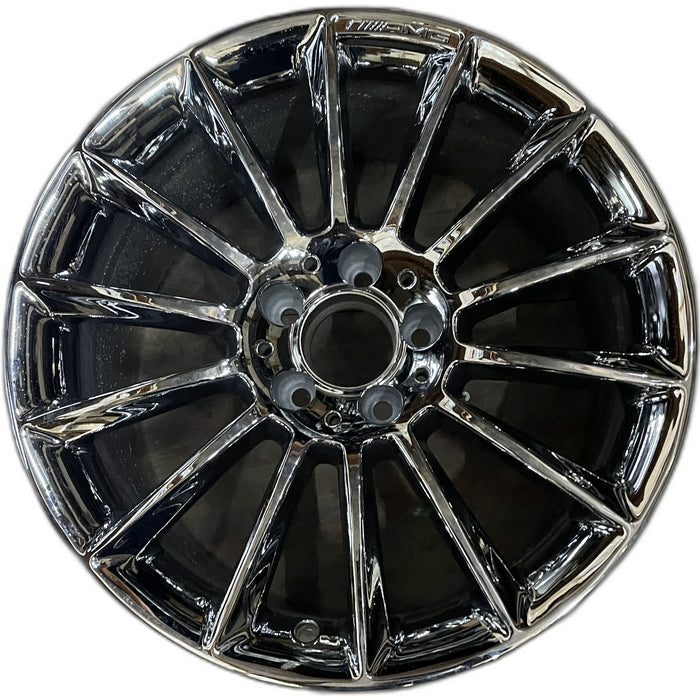 18" MERCEDES SLC-CLASS 17 172 Type, SLC300, 18x9, accents Original OEM Wheel - Front View