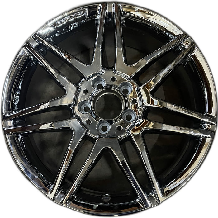 18" MERCEDES C-CLASS 13 204 Type; C250, Cpe, 18x7.5, Original OEM Wheel Rim - - Front View