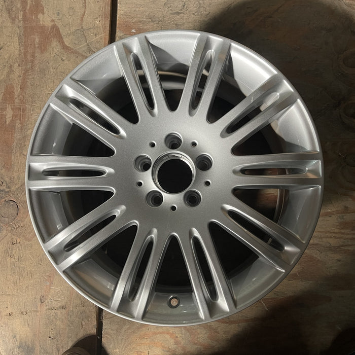 18" MERCEDES E-CLASS 07 211 Type; , E350, 18x8.5 Original OEM Wheel Rim - SILVER - Additional View