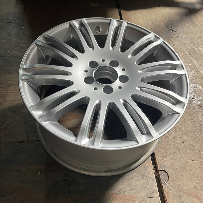 18" MERCEDES E-CLASS 07 211 Type; , E350, 18x8.5 Original OEM Wheel Rim - SILVER - View 8