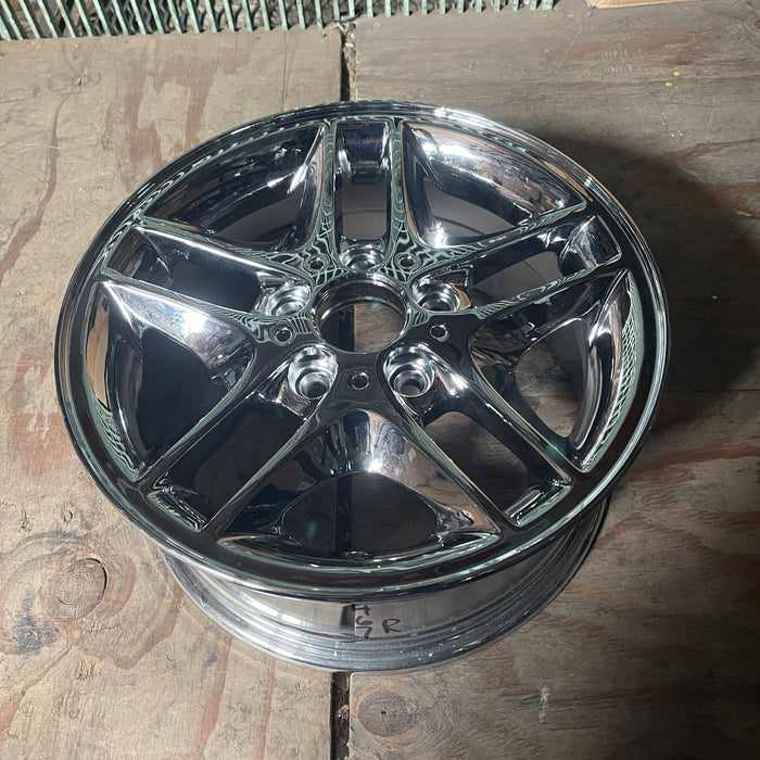 16" BMW 330i 04-05 16x7 Original OEM Wheel Rim - CHROME - View 7