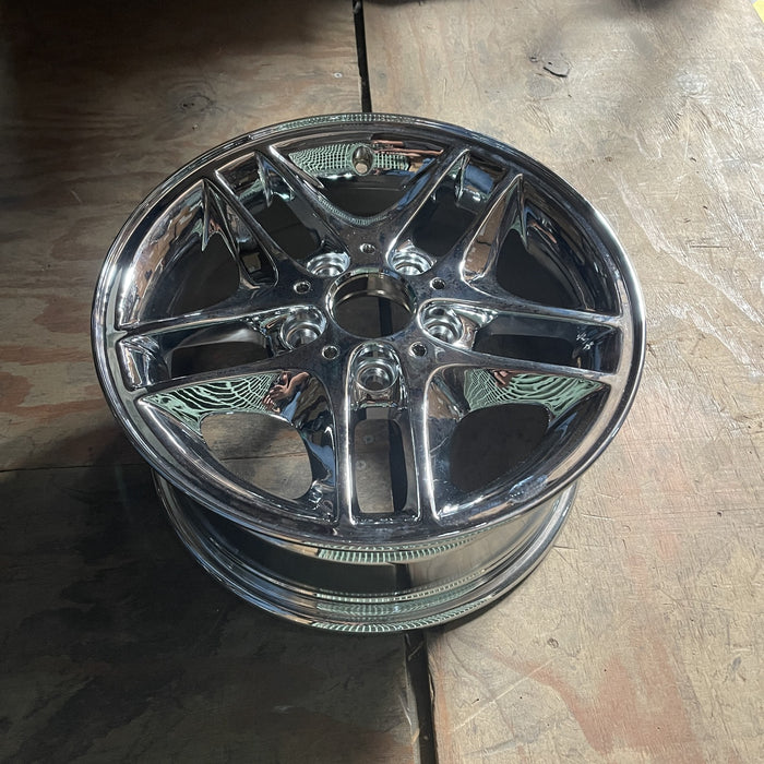 16" BMW 330i 04-05 16x7 Original OEM Wheel Rim - CHROME - View 8