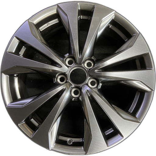 18" UX200 19 18x7 , 10 spoke Original OEM Wheel Rim - Front View