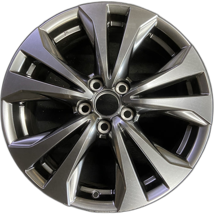 18" UX200 19 18x7 , 10 spoke Original OEM Wheel Rim - Front View