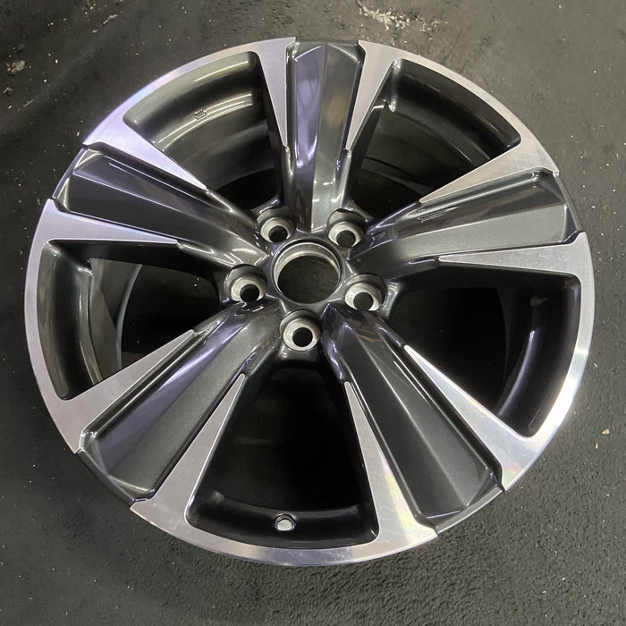 18" UX200 19-23 18x7 , 5 spoke Original OEM Wheel Rim - MACHINED CHARCOAL - View 7