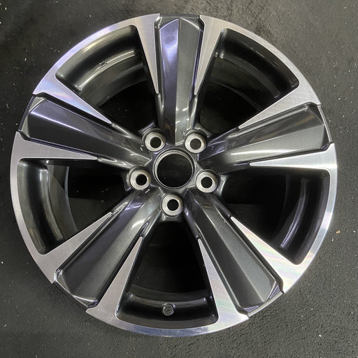 18" UX200 19-23 18x7 , 5 spoke Original OEM Wheel Rim - MACHINED CHARCOAL - Additional View
