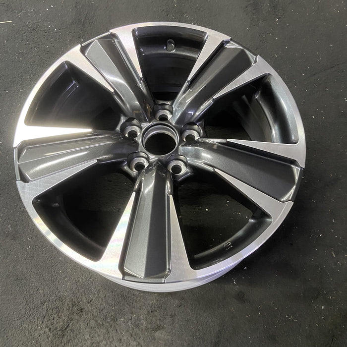 18" UX200 19-23 18x7 , 5 spoke Original OEM Wheel Rim - MACHINED CHARCOAL - View 8