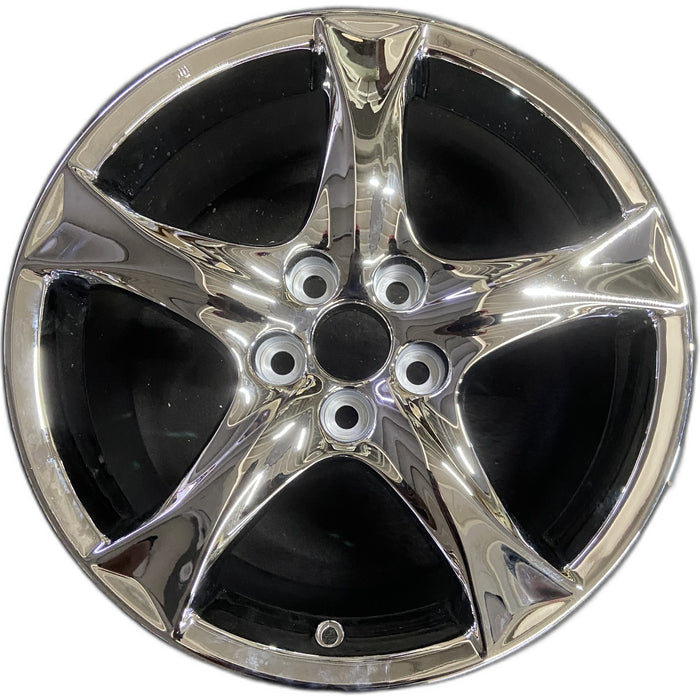 18" LEXUS IS250 06-07 18x8.5 Original OEM Wheel Rim - CHROME - Front View