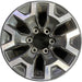 16" TACOMA 16 16x7, alloy, , Y spoke Original OEM Wheel Rim - MACHINED CHARCOAL - Front View