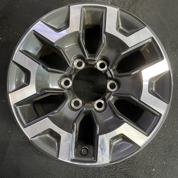 16" TACOMA 16 16x7, alloy, , Y spoke Original OEM Wheel Rim - MACHINED CHARCOAL - Additional View