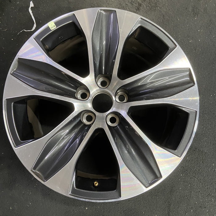 18" HIGHLANDER 20-21 18x8 , Original OEM Wheel Rim - MACHINED GREY - Additional View