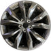 18" NX300 18-21 18x7.5 , , V spoke, Original OEM Wheel Rim - HYPER SILVER - Front View
