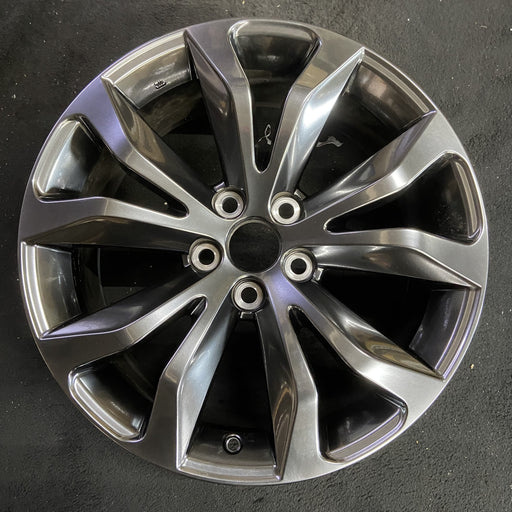 18" NX300 18-21 18x7.5 , , V spoke, Original OEM Wheel Rim - HYPER SILVER - Additional View