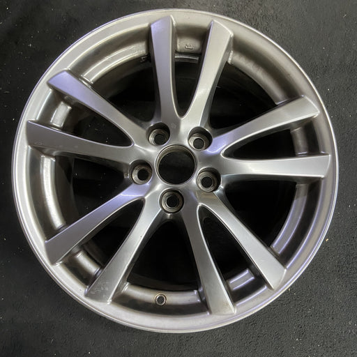 18" LEXUS IS250 08 18x8.5 , 5 double spoke Original OEM Wheel Rim - HYPER SILVER - Additional View