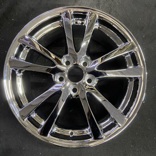 18" LEXUS IS250 08 18x8.5 , 5 double spoke Original OEM Wheel Rim - CHROME - Additional View