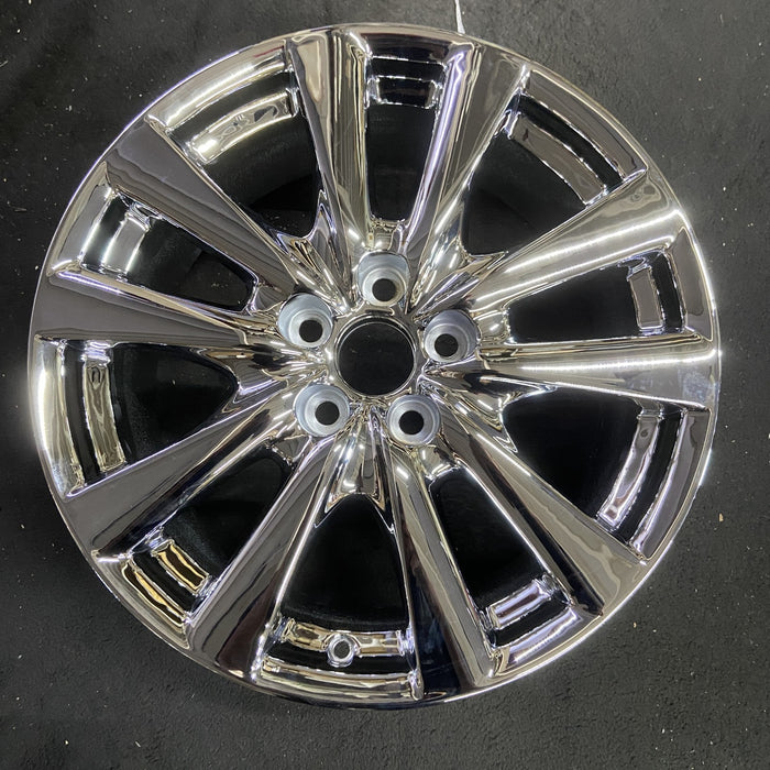 18" LEXUS GS350 13-15 18x8 , 5 twin spoke Original OEM Wheel Rim - CHROME - Additional View