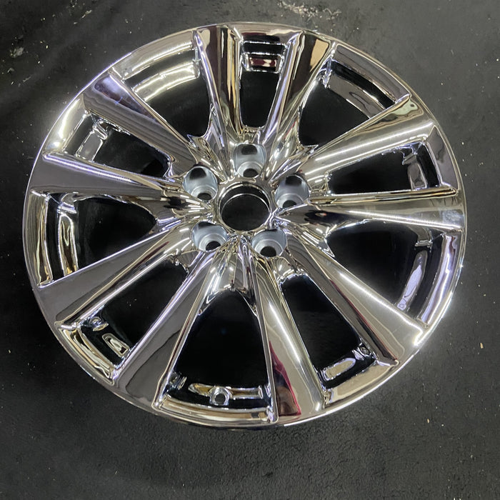 18" LEXUS GS350 13-15 18x8 , 5 twin spoke Original OEM Wheel Rim - CHROME - View 7