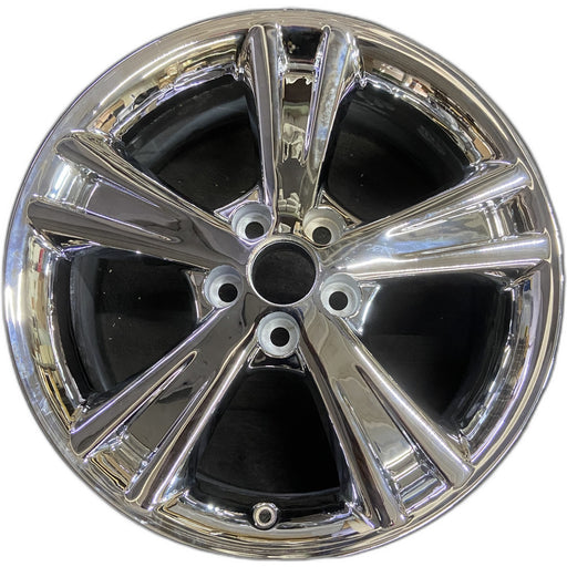 18" LEXUS RX400h 06-09 , 18x7 Original OEM Wheel Rim - CHROME - Front View