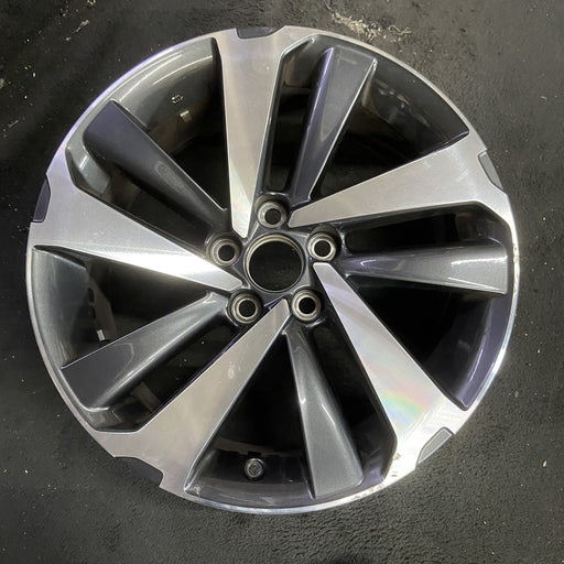 18" NX300 18-21 18x7.5 , , angled spoke Original OEM Wheel Rim - MACHINED - Additional View