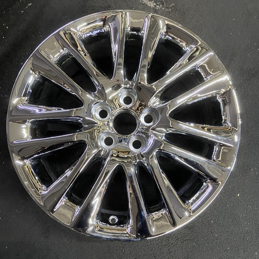 19" LEXUS LS460 13-17 , 19x8, 7 twin spoke Original OEM Wheel Rim - CHROME - Additional View