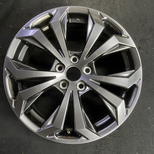 18" RAV4 22 18x7 , 5 spoke, split spoke, Original OEM Wheel Rim - CHARCOAL - Additional View