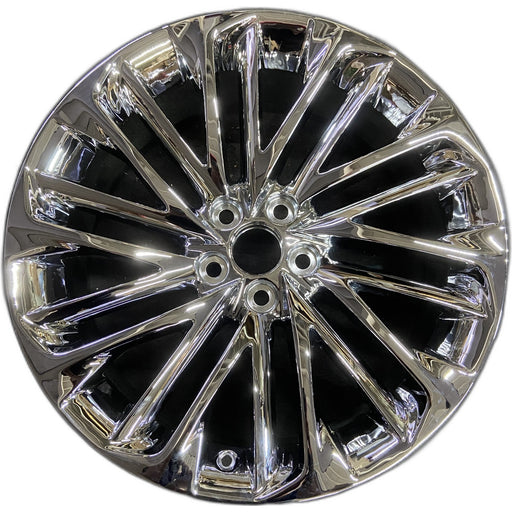 20" LEXUS RX350 20-22 20x8 , 20 spoke , Original OEM Wheel Rim - CHROME - Front View