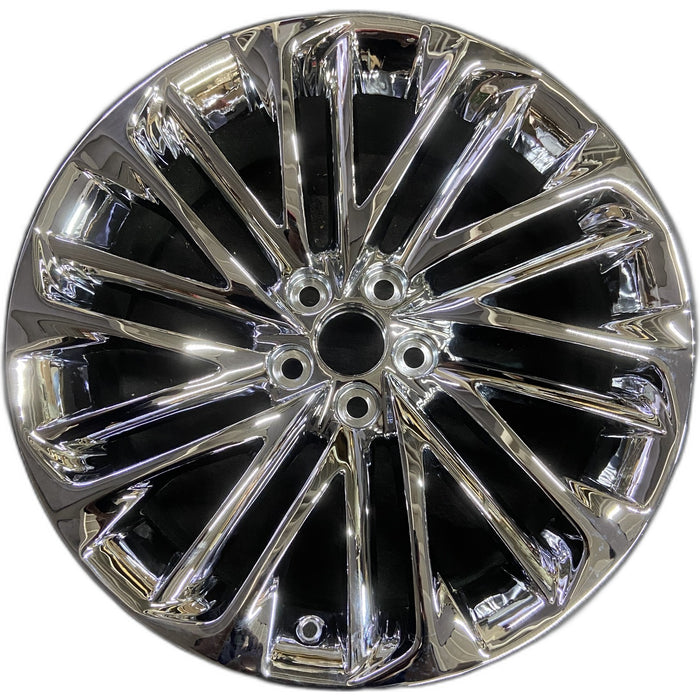 20" LEXUS RX350 20-22 20x8 , 20 spoke , Original OEM Wheel Rim - CHROME - Front View