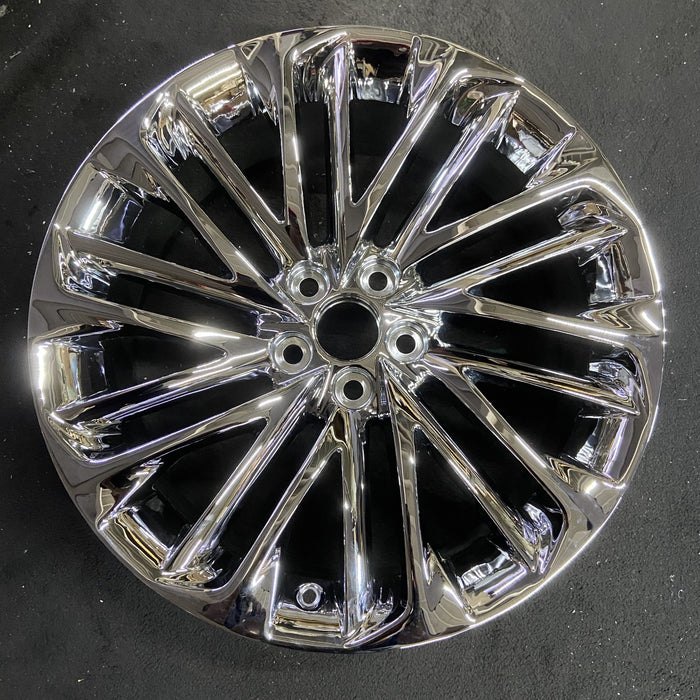 20" LEXUS RX350 20-22 20x8 , 20 spoke , Original OEM Wheel Rim - CHROME - Additional View