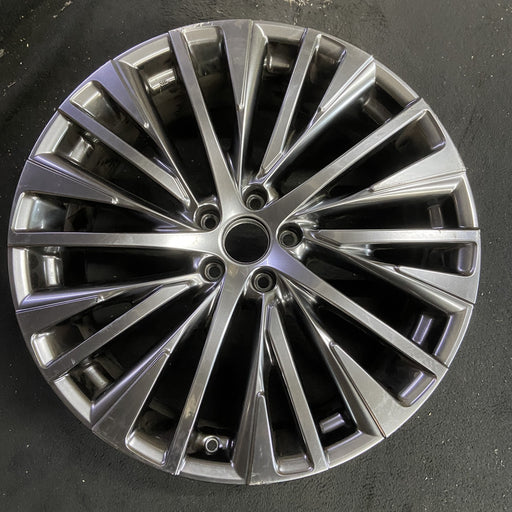 21" LEXUS RX350 25-26 21x8, 20 spoke, Original OEM Wheel Rim - CHARCOAL - Additional View