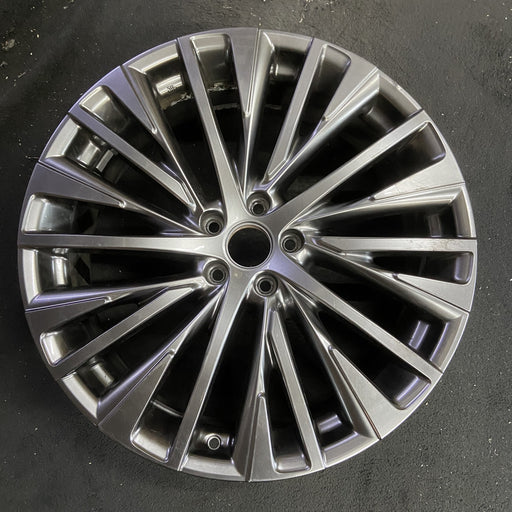 21" LEXUS RX350 25-26 21x8, 20 spoke, Original OEM Wheel Rim - CHARCOAL - Additional View