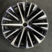 20" RZ300E 25 20x9.5, face with accent Original OEM Wheel Rim - MACHINED BLACK - Additional View