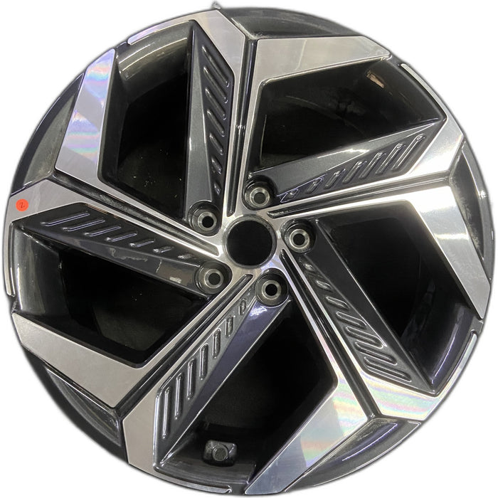 19" TUCSON 22-24 gasoline, 19x7.5 , 5 split spoke, w/o Original OEM Wheel Rim - - Front View