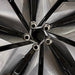 19" ARIYA 23-26 19x7.5, 10 spoke Original OEM Wheel Rim - BLACK SILVER - Angle View